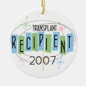transplantaatontvanger keramisch ornament (Voorkant)