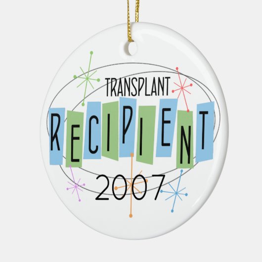  transplantaatontvanger keramisch ornament (Links)