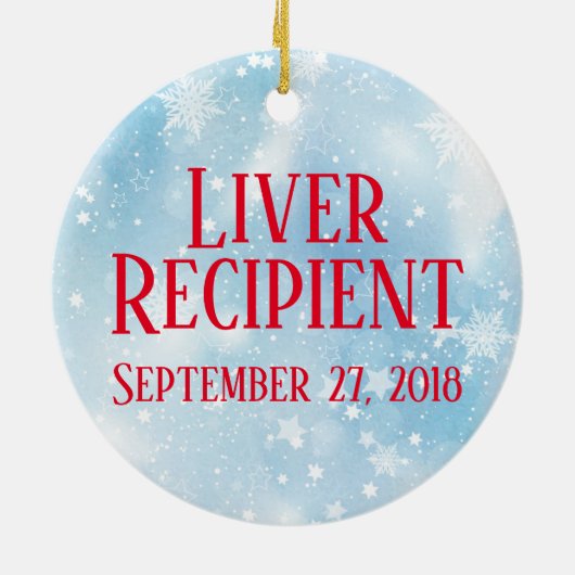  transplantaatontvanger keramisch ornament (Achterkant)