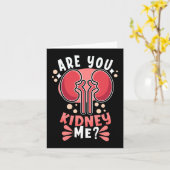 Transplantatie Bewustzijn Nieren Gezondheid Dialys Kaart (Gele Bloem)