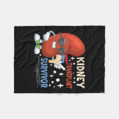 Transplantatie Chirurgie Nierdonor Nierziekte Fleece Deken (Voorkant (Horizontaal))