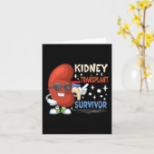 Transplantatie Chirurgie Nierdonor Nierziekte Kaart (Gele Bloem)