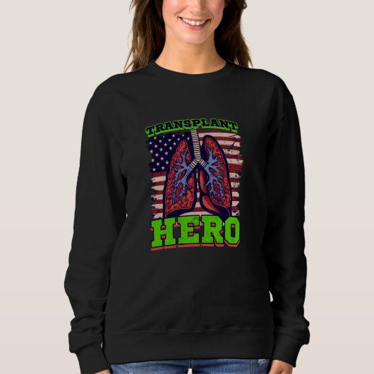 Transplantatie Hero Design longtransplantatie Trui (Voorkant)