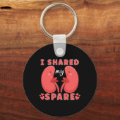 Transplantatie nierdonor nierziekte sleutelhanger (Voorkant)