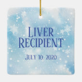  transplantatie Ontvankelijke keramische versierin Keramisch Ornament (Achterkant)