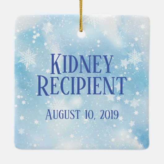  transplantatie Ontvankelijke keramische versierin Keramisch Ornament (Achterkant)