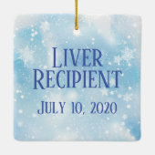  transplantatie Ontvankelijke keramische versierin Keramisch Ornament (Achterkant)