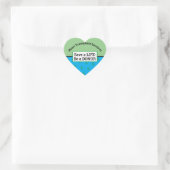 transplantatie orgaandonatie hart sticker (Tas)