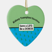  transplantatie orgaandonatie keramisch ornament (Rechts)