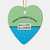  transplantatie orgaandonatie keramisch ornament (Links)