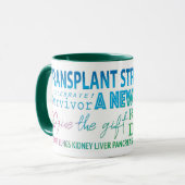 Transplantatie Sterke Mok voor orgaandonatie (Voorkant links)