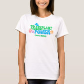  Transplantatie Verkleurde Retro T-Shi T-shirt (Voorkant)