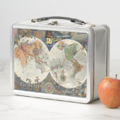 Transport Aeriens Internationaux Wereldkaart (In situ)