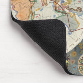 Transport Aeriens Internationaux Wereldkaart Muismat (Hoek)