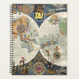 Transport Aeriens Internationaux Wereldkaart Planner