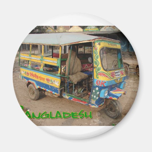 Transport Bangladesch Magneet (Voorkant)