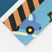 Transport Blue. Fleece Deken (Hoek)