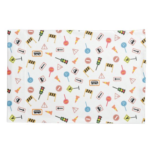 Transport Blue. Kussensloop (Achterkant)