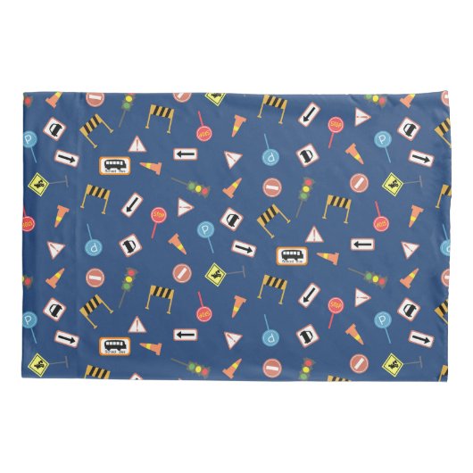 Transport Blue. Kussensloop (Achterkant)