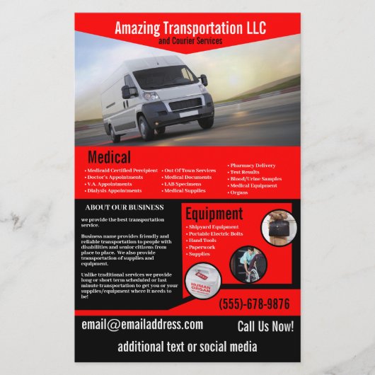 Transport Company Flyer (Voorkant)