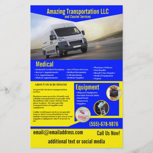 Transport Company Flyer (Voorkant)
