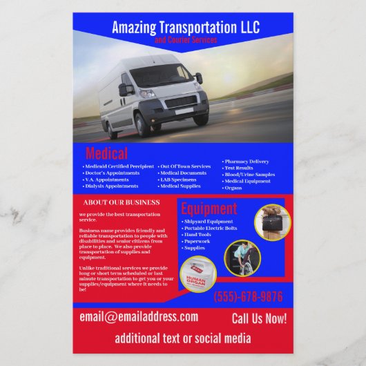 Transport Company Flyer (Voorkant)