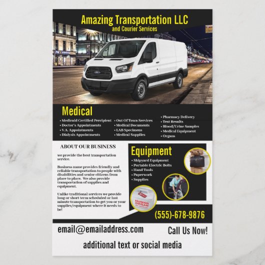 Transport Company Flyer (Voorkant)