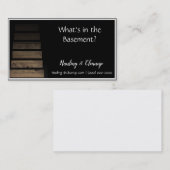 transport-opruiming visitekaartje (Voorkant / Achterkant)