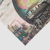 transport uit de twintigste eeuw tissuepapier (Detail)