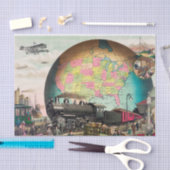 transport uit de twintigste eeuw tissuepapier (Craft)