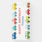 TRANSPORTATIE-BIRTHDAY-INVITATIE SPANDOEK (Verticaal)