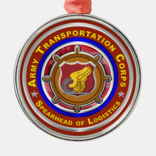 TRANSPORTATIE CORPS METALEN ORNAMENT