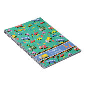 Transportatie Groen.  Notitieboek (Rechterzijde)