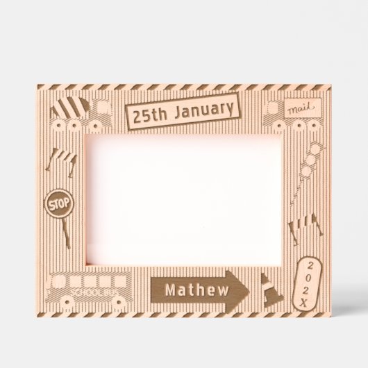 Transportation Boys  Gegraveerde Lijstjes (Voorkant)