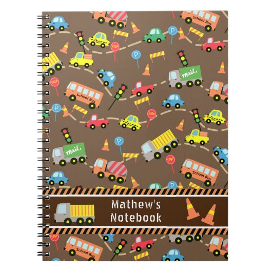 Transportation Brown Notitieboek (Voorkant)