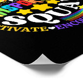 Transportation Squad Back To School Bus Driver Mon Poster (Hoek)