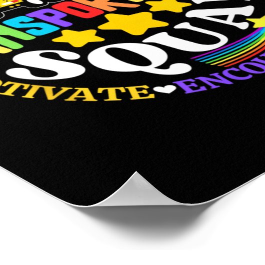 Transportation Squad Back To School Bus Driver Mon Poster (Hoek)