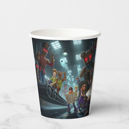 transportband-ramp papieren bekers (Achterkant)