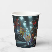 transportband-ramp papieren bekers (Voorkant)