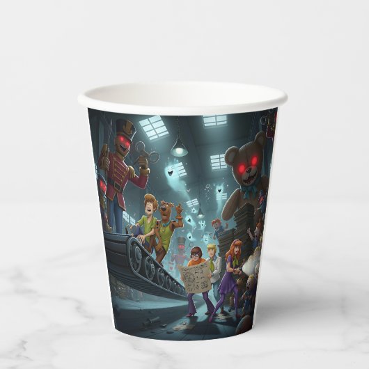 transportband-ramp papieren bekers (Voorkant)