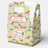 Transportbruin voorhokje bedankdoosjes (Geopend)