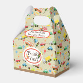 Transportbruin voorhokje bedankdoosjes (Voorkant Zijde)