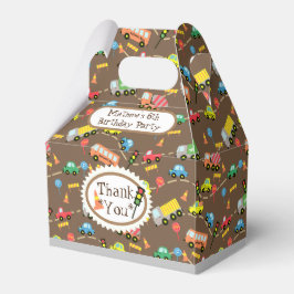 Transportbruin voorhokje bedankdoosjes