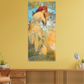 Transportdealers door Alphonse Mucha (1902) Canvas Afdruk (Insitu (Woonkamer))