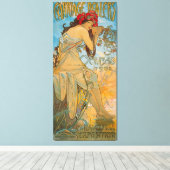 Transportdealers door Alphonse Mucha (1902) Canvas Afdruk (Insitu (Houten vloer))