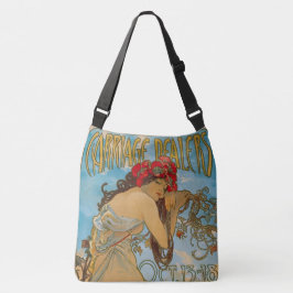 Transportdealers door Alphonse Mucha (1902) Crossbody Tas