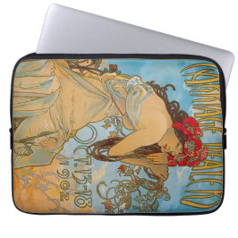 Transportdealers door Alphonse Mucha (1902) Laptop Sleeve