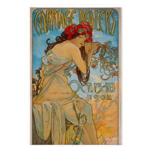 Transportdealers door Alphonse Mucha (1902) Perfect Poster