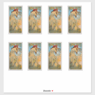Transportdealers door Alphonse Mucha (1902) Sticker
