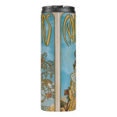 Transportdealers door Alphonse Mucha (1902) Thermosbeker (Achterkant)